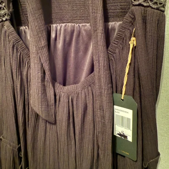 NWT SHYANNE WOMEN'S LACE BUSTIER MINI DRESS Black Size M - Picture 3 of 5